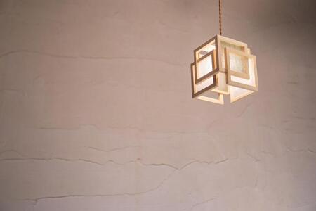 【照明/国産檜】ペンダントライト/CombinationLamp『旬ミニ shun-mini』 白×銀鼠 AP860-B