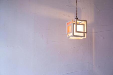 【照明/国産檜】ペンダントライト/CombinationLamp『旬ミニ shun-mini』 白×緋 AP860-C