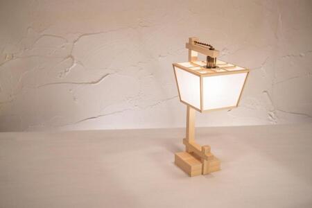 【照明/国産檜】スタンドライト/CombinationLamp『升 shou』 ホワイトフォール A551-A