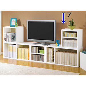 【お得な6個セット】組み合わせ自在なシステムボックス【ホワイト】_1300400439_01