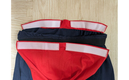 迎春!あったか、みんなにやさしい赤いふんどし!商品名「エミューL」(青色)