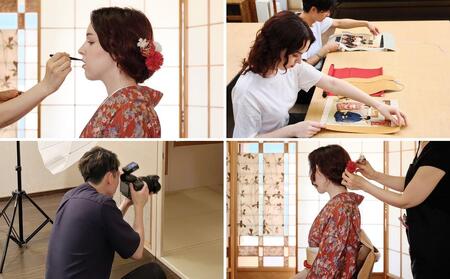 体験 東京 撮影＆掛軸制作体験 松プラン 1組様 着物 レンタル 着付 ヘアメイク 撮影した画像を元に掛軸アートにする 体験型 返礼品 体験型ギフト 子供 大人 家族 掛け軸 写真 アート 変わり種 チケット 券 ギフト プレゼント 贈答 旅行 豊島区