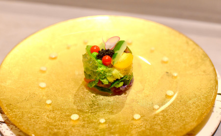 食事券 Global French Kitchen 雫 シェフのおまかせフルコース ランチ ペア チケット ギフト券 利用券