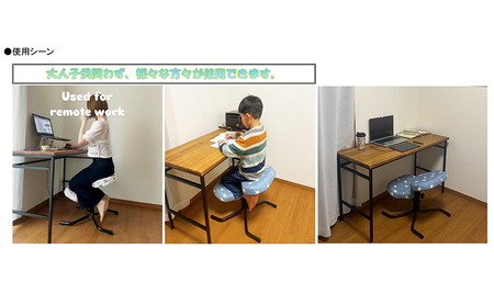 バランスチェア N5070 椅子 いす イス 学習椅子 デスクワーク ムーミン柄 腰痛予防 姿勢が保てる ロングセラー 東京都 豊島区 ブラック