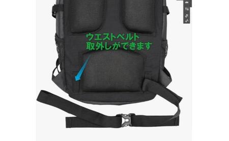 PEAKHUNT DAX002 バックパック（X-PAC） 30L 軽量 丸型 メンズ レディース ハイキング トレッキング ブラック 黒 旅行 トラベル ピークハント