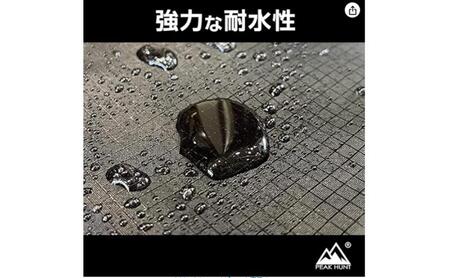PEAKHUNT サコッシュ(マチ付) 撥水 防水 超軽量 メンズ レディース 登山 トラベル ハイキング 旅行 黒 ピークハント