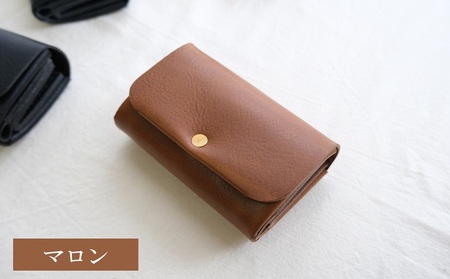 Mini wallet（カラー：マロン）【014-003-1】