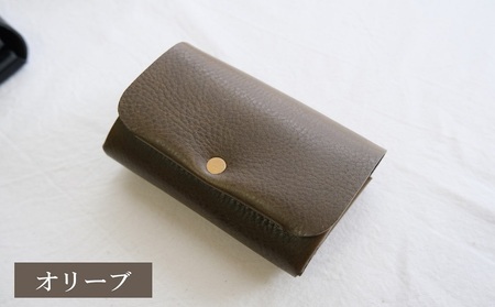 Mini wallet（カラー：オリーブ）【014-003-3】