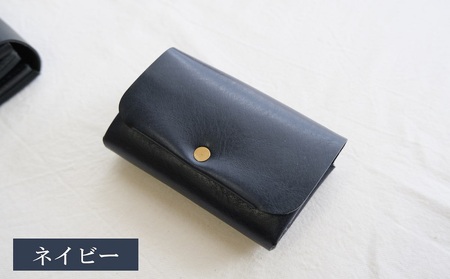 Mini wallet（カラー：ネイビー）【014-003-5】