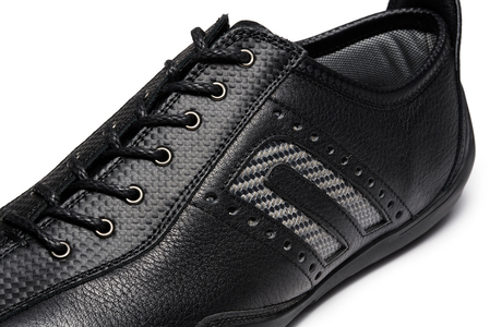 NEGRONI(ネグローニ) サイズ：25.0cm ドライビングシューズ イデアコルサ ネグローニレザー&カーボンファイバー（カラー：ブラック）【041-002-1-3】