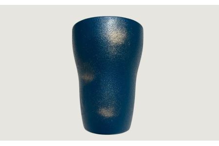 漆塗りビアカップ 210ml【伝統工芸手作り漆器】（カラー：青）【003-001-2】