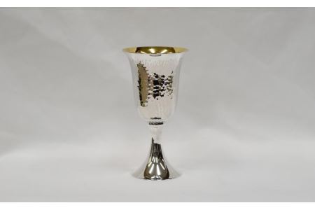 桐箱入り ワイングラス【銀製酒器】【013-002】