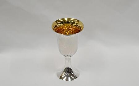 桐箱入り ワイングラス【銀製酒器】【013-002】