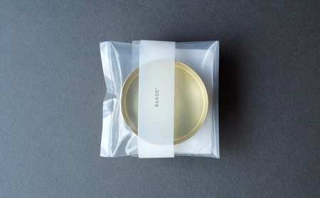 丸えりのキャンドルトレイ - 真鍮のキャンドルホルダー -【018-002】