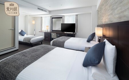 選べる夕食（和食洋食）と朝食ブッフェ付宿泊券（トリプルルーム）【アートホテル日暮里ラングウッド】【019-003】 東京 ホテル 宿泊券 利用券 日暮里 旅行 観光 ビジネス ペア チケット 東京都 荒川区