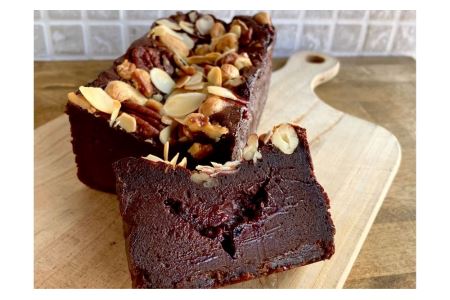 《グルテンフリー&粗製糖使用》ナッツとベリーのガトーショコラ&キャラメルりんごのバスクチーズケーキ【025-009】