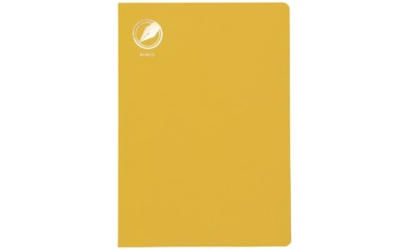 製本工房謹製 文庫サイズの万年筆のためのノート『Seven Seas BUNCO』(カラー：イエロー)【020-003-1】
