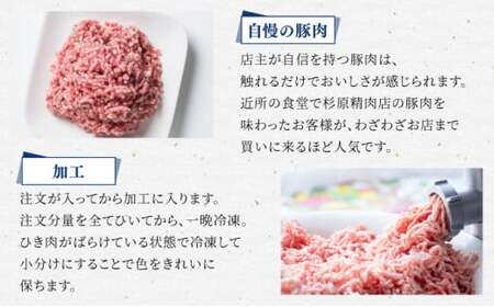 北海道産豚ひき肉2kg（200g×10パック） F21H-431