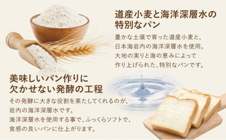 北海道産小麦100％ パン7種 角食セット F21H-472