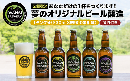【5組限定】あなただけの1杯をつくります!夢のオリジナルビール醸造 北海道岩内町 F21H-567