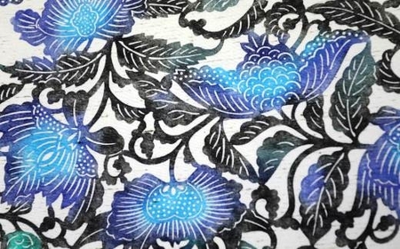 柄も色もあなた次第。フルオーダーの「手差し型染め　半幅帯」