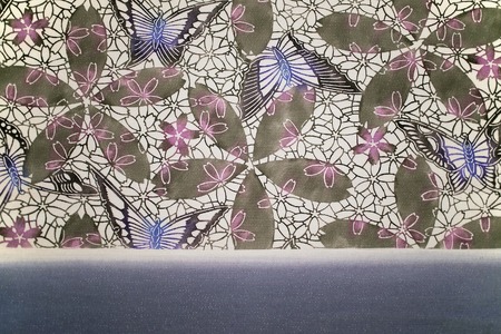 職人技がさえわたる世界に一つだけの「手差し型染め 名古屋帯」（古代柄/春爛漫）