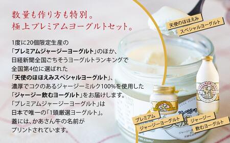 【限定生産】「かあさん牛」の名前が入った「1頭厳選」プレミアムヨーグルトセット