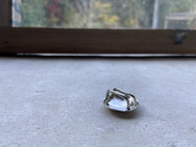 イチョウをモチーフにしたシルバー925製帯留め