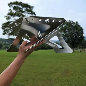 金属材料屋が創る、 素材の美しさを生かした焚火台 ステンレスファイヤーピット【FP350】