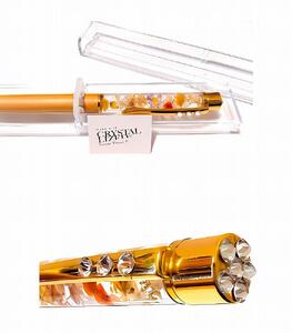 【Art grace】クリスタルハーバリウムボールペン(シルバー)