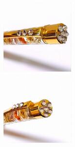 【Art grace】クリスタルハーバリウムボールペン(ミッドナイトブルー)