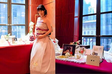 【Art grace】ハーバリウム箸置き　2個セット(薔薇)