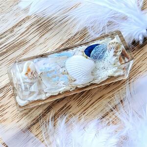 【Art grace】ハーバリウム箸置き　2個セット(海)