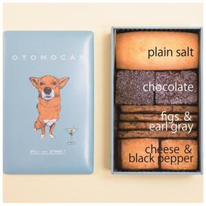 OTOMOCAN【ウメリカシテン. のクッキー缶】 （ ４種／２２枚入 ）