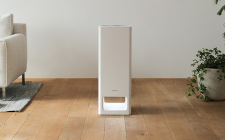 バルミューダ BALMUDA The Pure ダークグレーA01A-GR／JP ｜ BALMUDA バルミューダ ザ・ピュア 空気清浄機 空気清浄 消臭 大風量 コンパクト 家電 おしゃれ リビング