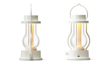 バルミューダ BALMUDA The Lantern ホワイト L02A-WH／JP｜ バルミューダ ザ ランタン BALMUDA LEDランタン 白 持ち手付き 野外 照明 防災 キャンプ アウトドア スタンド おしゃれ リビング コンパクト