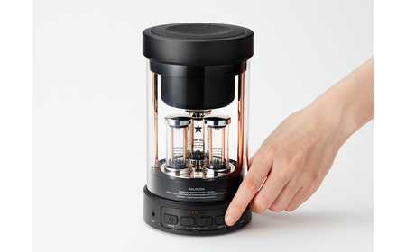 バルミューダ BALMUDA The Speakerブラック M01A-BK／JP｜ バルミューダ ザ・スピーカー BALMUDA 選べるカラー スピーカー ポータブル Bluetooth AUX入力対応 小型 おしゃれ 家電 リビング