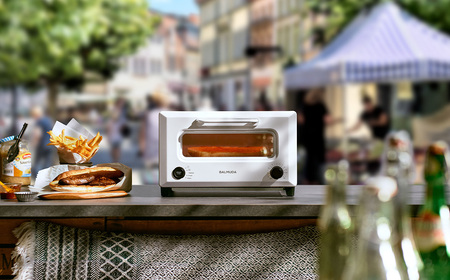 バルミューダ ReBaker ホワイト KTT01JP-WH| BALMUDA 選べるカラー トースター リベイク フライド オーブン おしゃれ 家電