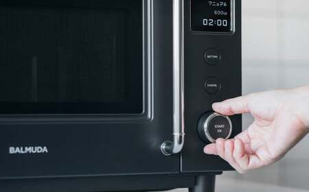 【ブラック】 BALUMUDA The Range S  KRN01JP-BK バルミューダ 電子レンジ レンジ おしゃれ コンパクト 調理道具 キッチン家電 電化製品 デザイン家電 黒 東京都 武蔵野市