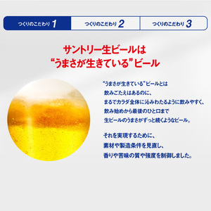 定期便 12か月 サントリー生ビール 350ml缶 24本入 ビール サントリー ※沖縄・離島配送不可【 お酒 プレゼント 贈り物 お歳暮 お年賀 】
