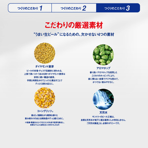 定期便 3か月 サントリー生ビール　500ml缶　24本入 ビール サントリー ※沖縄・離島配送不可【 お酒 プレゼント 贈り物 お歳暮 お年賀 】