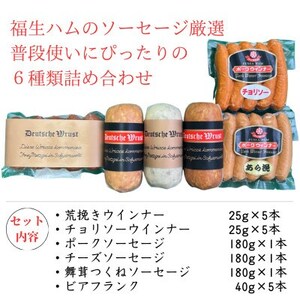 福生ハム　ソーセージ詰め合わせ【配送不可地域：離島】【1625745】