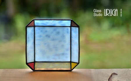 ステンドグラス　小物入れ 咲色（さきいろ） HAF001