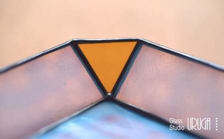 ステンドグラス　小物入れ 咲色（さきいろ） HAF001