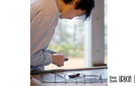 ステンドグラス　小物入れ 咲色（さきいろ） HAF001