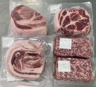 【FN】日本の米育ち平田牧場三元豚ブロック･挽肉詰合せ（４種）