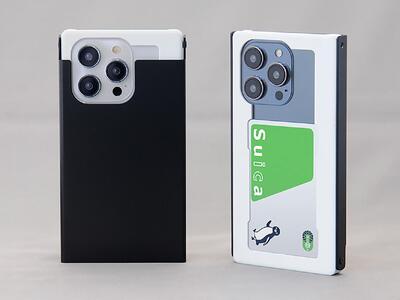 Trick Cover for iPhone15Pro アルミ【白黒】