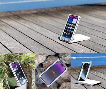 Trick Cover for iPhone14Pro アルミ【白黒】