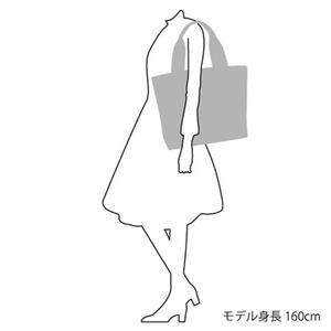 トートバッグ (R-0686) ブラック/カフェオレ〈キタムラ〉