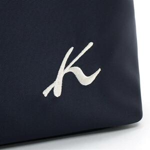 ショルダーバッグ　(R-0702) ダークブルー/アイボリー〈キタムラ〉